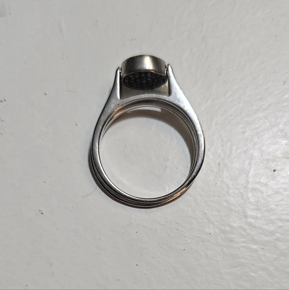 Sterling Silver Cubic Zirconia Women's Cocktail Party Ring Beautiful Size 10